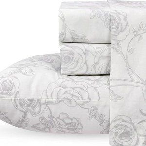 New 4 Piece 100% Cotton Sheet Set